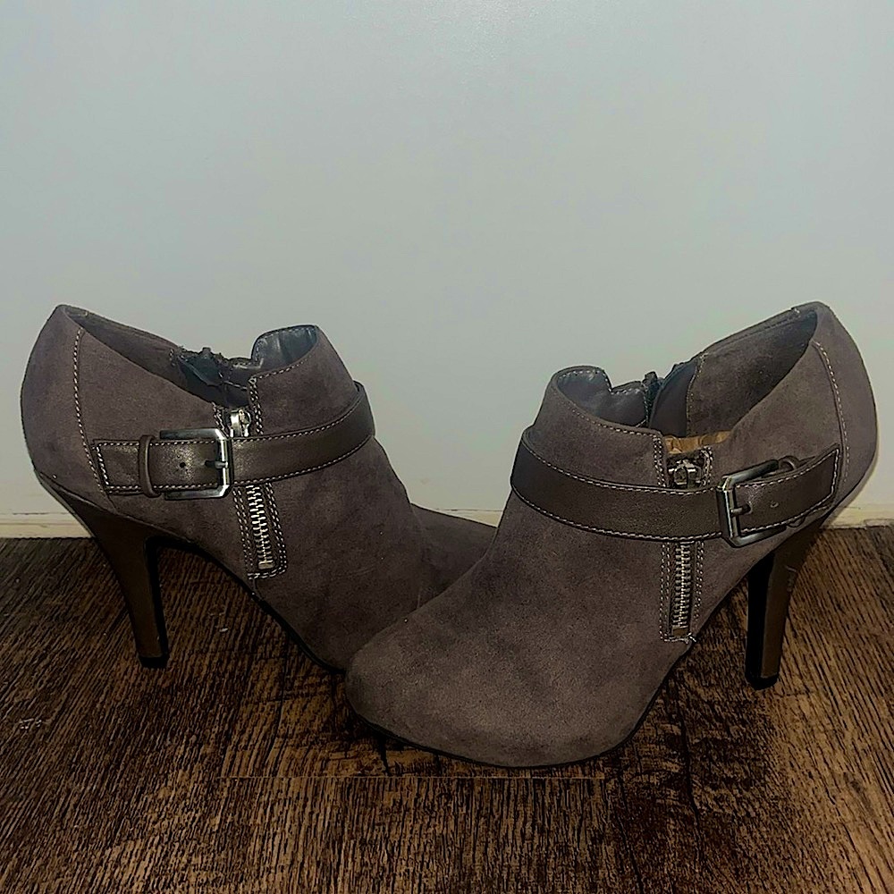Fergalicious Suede Heeled Boots
